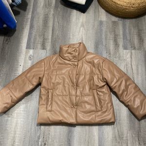 Lulu’s leather puffer